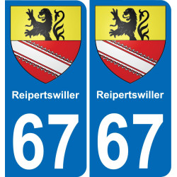 67 Reipertswiller-aufkleber plakette ez stadt