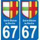 64 Pau autocollant sticker plaque immatriculation auto ville