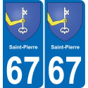 64 Pau autocollant sticker plaque immatriculation auto ville