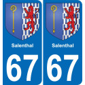 67 Salenthal-aufkleber plakette ez stadt