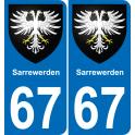 64 Pau autocollant sticker plaque immatriculation auto ville