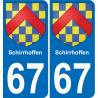 64 Pau autocollant sticker plaque immatriculation auto ville