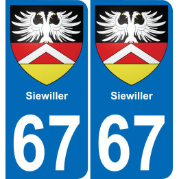 67 Siewiller-aufkleber plakette ez stadt