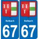 67 Solbach adesivo piastra di registrazione city