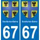 67 Soultz-les-Bains-aufkleber plakette ez stadt