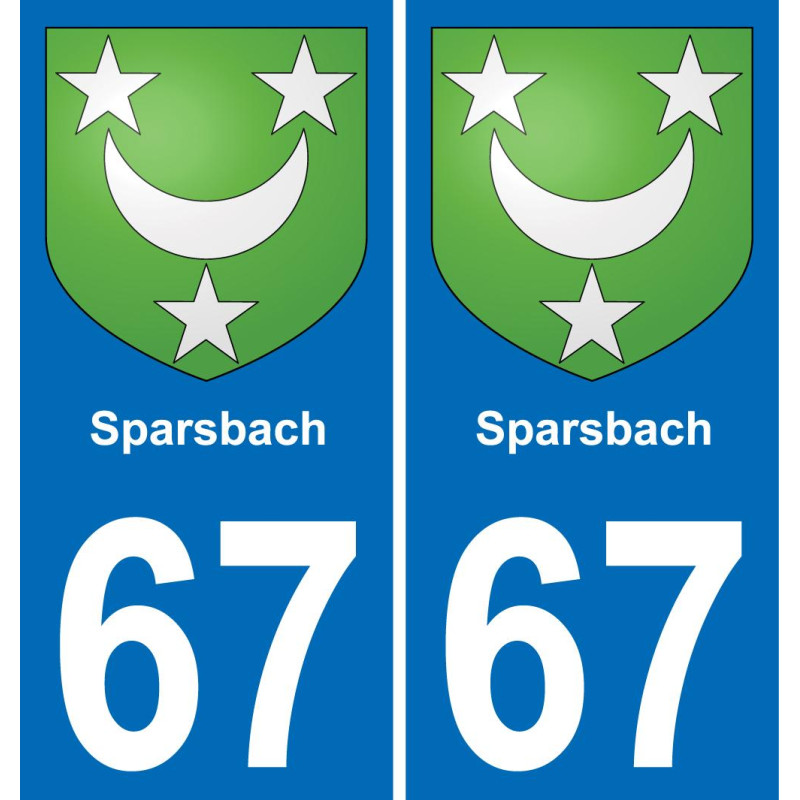 67 Sparsbach adesivo piastra di registrazione city