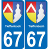 67 Tieffenbach adesivo piastra di registrazione city