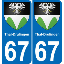 64 Pau autocollant sticker plaque immatriculation auto ville