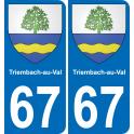 64 Pau autocollant sticker plaque immatriculation auto ville