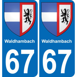 64 Pau autocollant sticker plaque immatriculation auto ville