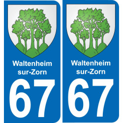 64 Pau autocollant sticker plaque immatriculation auto ville