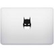 Batman pomme sticker adhesif pour mac apple