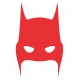 Batman pomme sticker adhesif pour mac apple