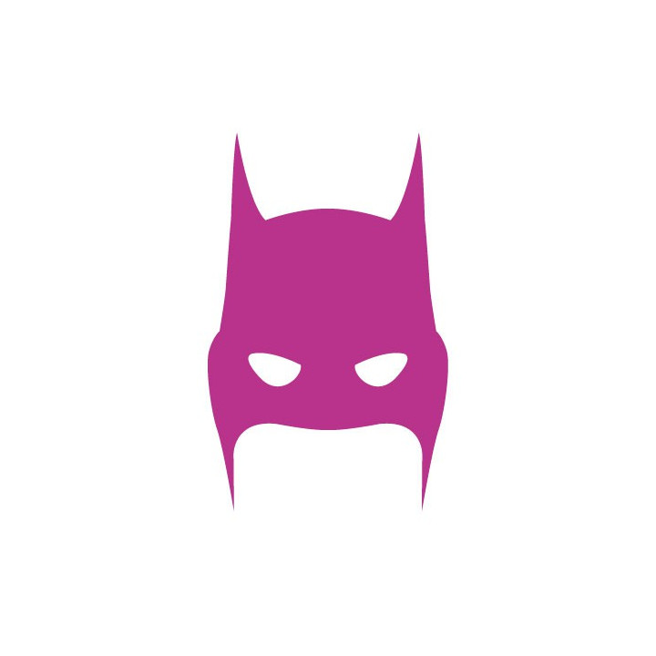 Batman pomme sticker adhesif pour mac apple