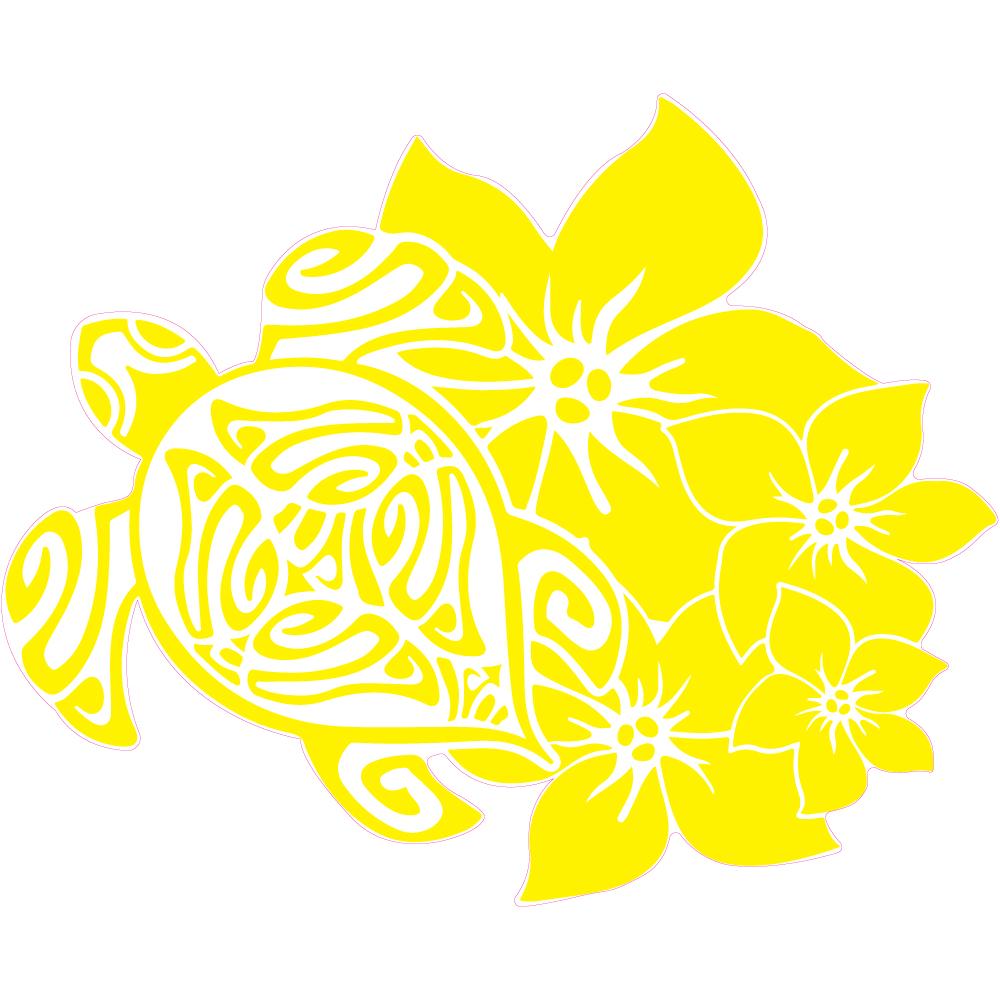 Sticker Autocollant Déco HIBISCUS R