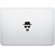 Breaking-bad pomme sticker adhesif pour mac apple
