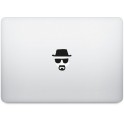 Breaking-bad pomme sticker adhesif pour mac apple