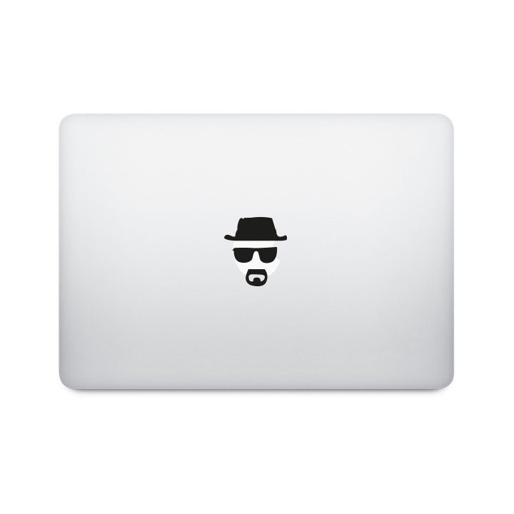 Breaking-bad pomme sticker adhesif pour mac apple