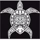 Turtle Tiki sticker adhesive sticker