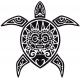 Turtle Tiki sticker adhesive sticker