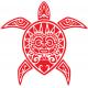 Schildkröte Tiki aufkleber sticker kleber