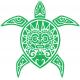 Turtle Tiki sticker adhesive sticker