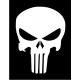 Crâne skull casque moto - autocollant sticker moto