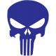 Crâne skull casque moto - autocollant sticker moto