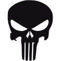 Crâne skull casque moto - autocollant sticker moto