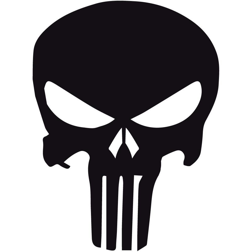 Crâne skull casque moto - autocollant sticker moto