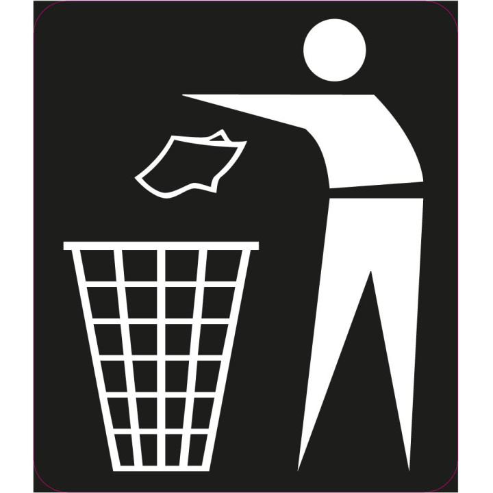 - Aufkleber verwenden, den müll sortieren-symbol 2 aufkleber kleber