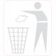 Adesivo per utilizzare il bin ordinamento icona 2 adesivi adesivo