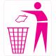 - Aufkleber verwenden, den müll sortieren-symbol 2 aufkleber kleber