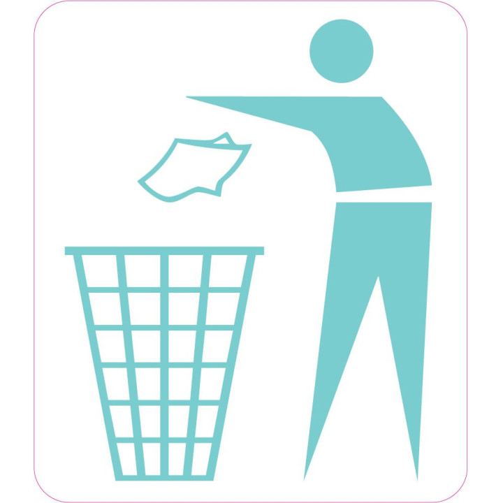 - Aufkleber verwenden, den müll sortieren-symbol 2 aufkleber kleber