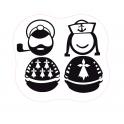 Personnages Bretagne Breizh 551 autocollant sticker