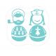 Personnages Bretagne Breizh 551 autocollant sticker