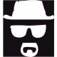 Breaking-bad pomme sticker adhesif pour mac apple