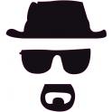 Breaking-bad pomme sticker adhesif pour mac apple