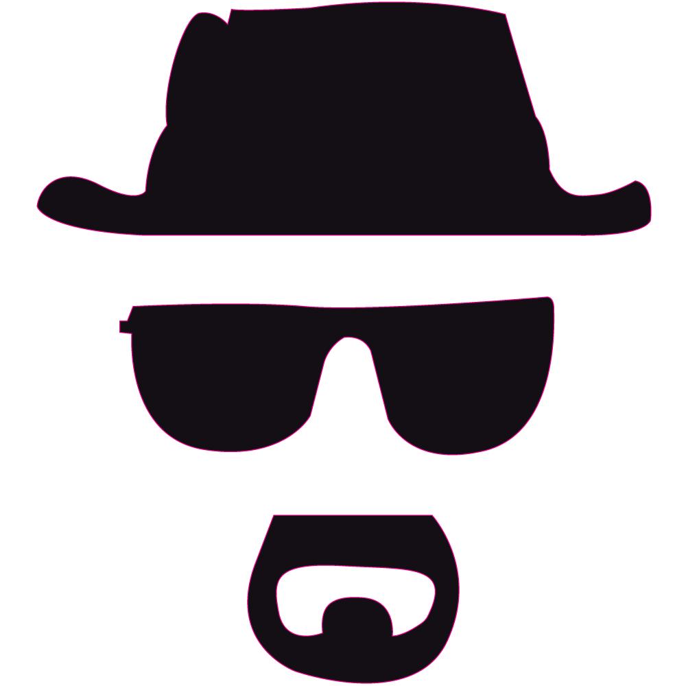 Breaking-bad pomme sticker adhesif pour mac apple