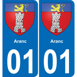01 Aranc adesivo piastra di registrazione city