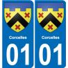 01 Corcelles adesivo piastra di registrazione city