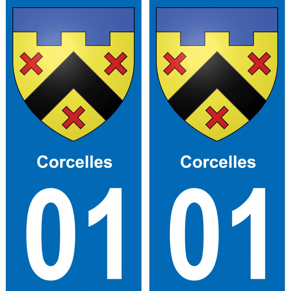 01 Corcelles adesivo piastra di registrazione city