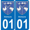 01 Domsure adesivo piastra di registrazione city