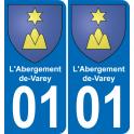 01 L'Abergement-de-Varey adesivo piastra di registrazione city