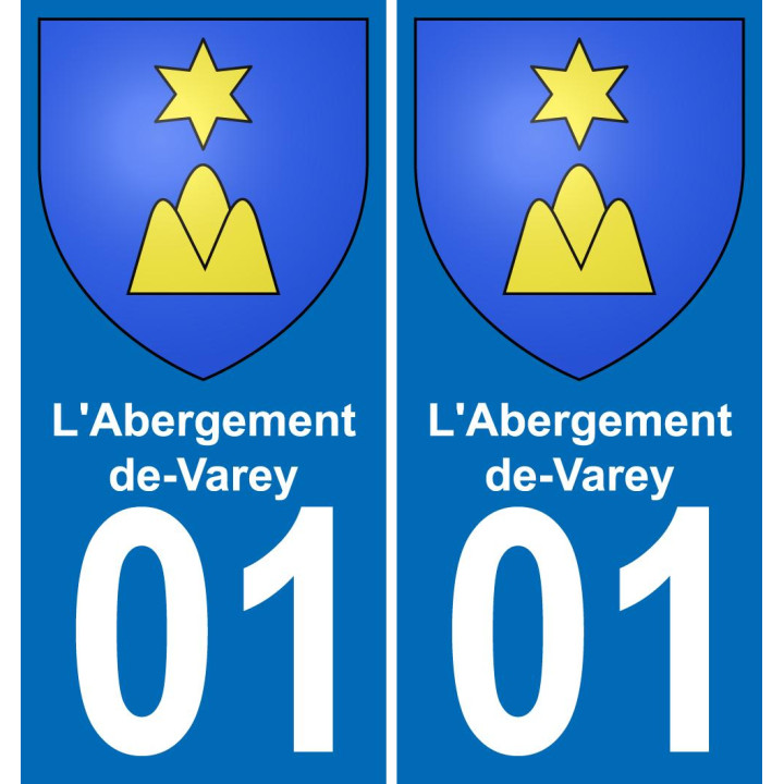 01 L'Abergement-de-Varey-aufkleber plakette ez stadt