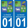 01 Le Grand-Abergement adesivo piastra di registrazione city