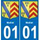 01 Maillat-aufkleber plakette ez stadt