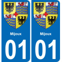 01 Mijoux-aufkleber plakette ez stadt