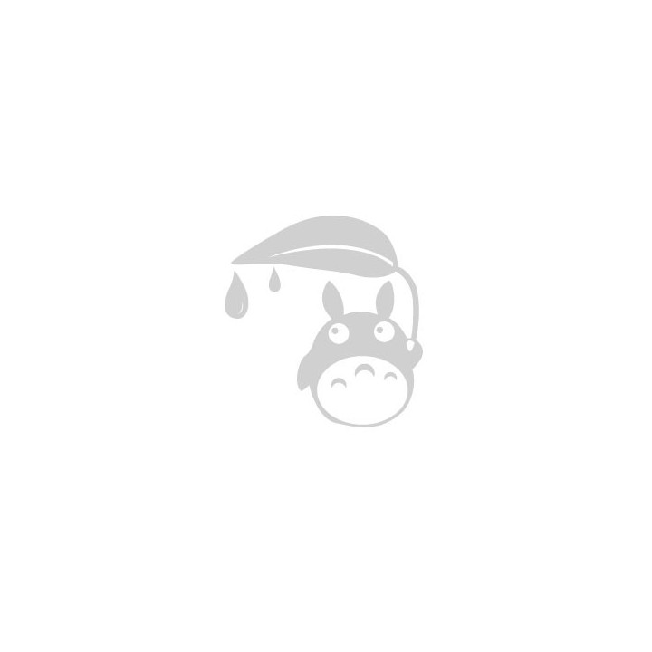 Totoro pomme sticker adhesif pour mac apple