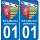 01 Pau autocollant sticker plaque immatriculation auto ville